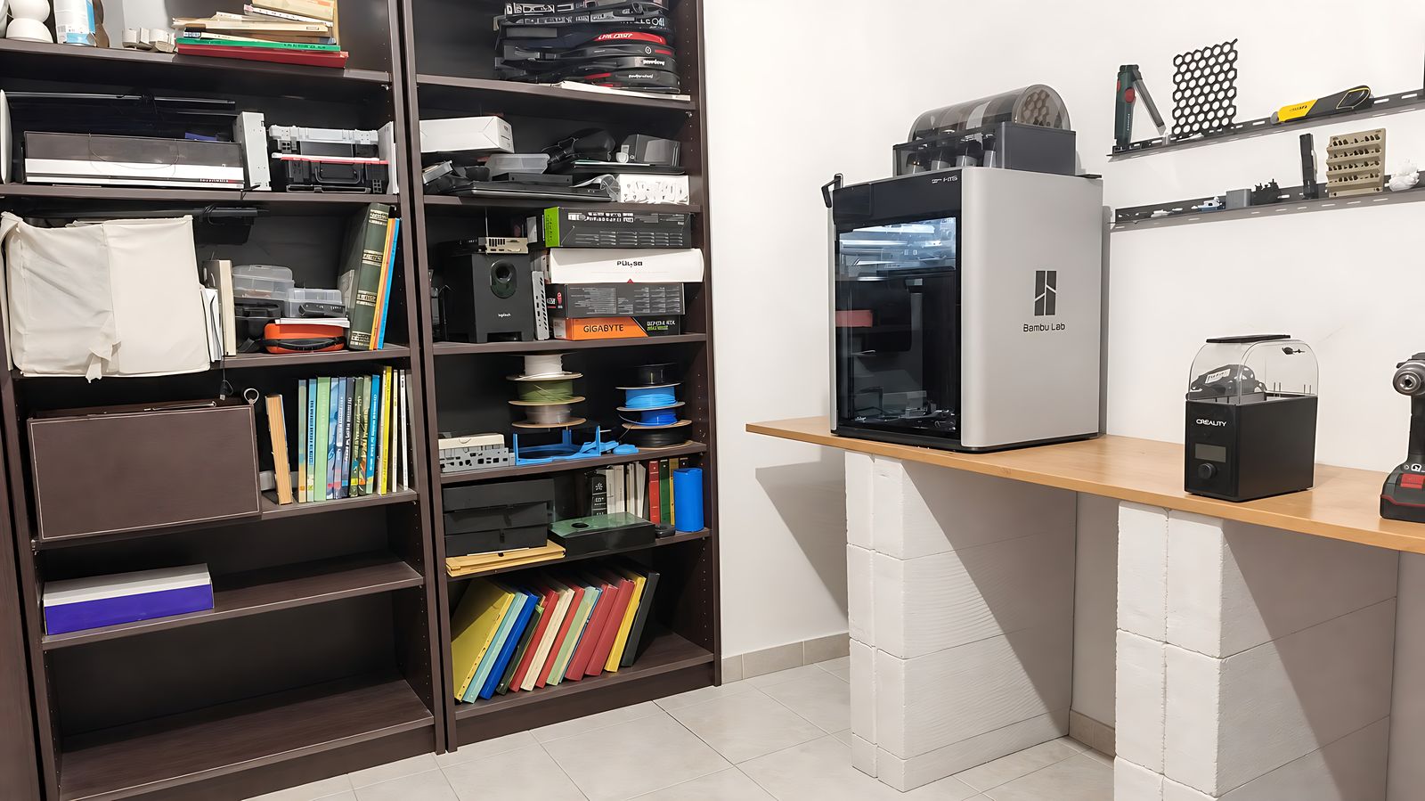 Atelier vidé